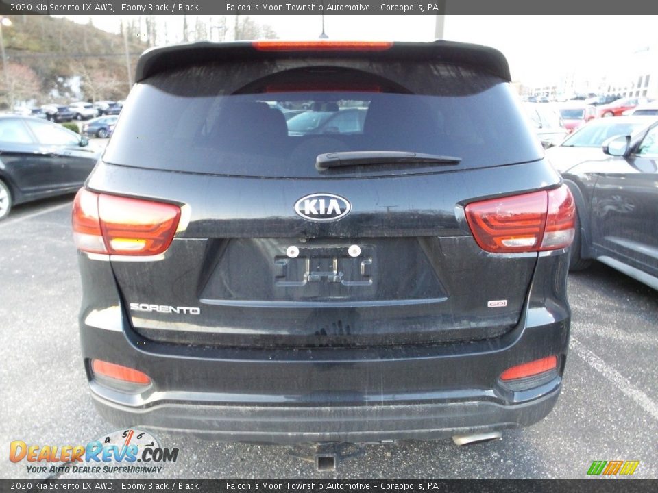 2020 Kia Sorento LX AWD Ebony Black / Black Photo #3