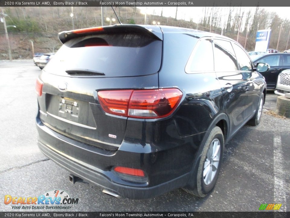 2020 Kia Sorento LX AWD Ebony Black / Black Photo #4