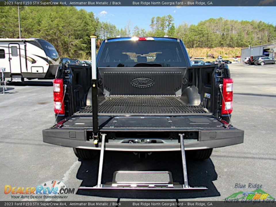 2023 Ford F150 STX SuperCrew 4x4 Antimatter Blue Metallic / Black Photo #13