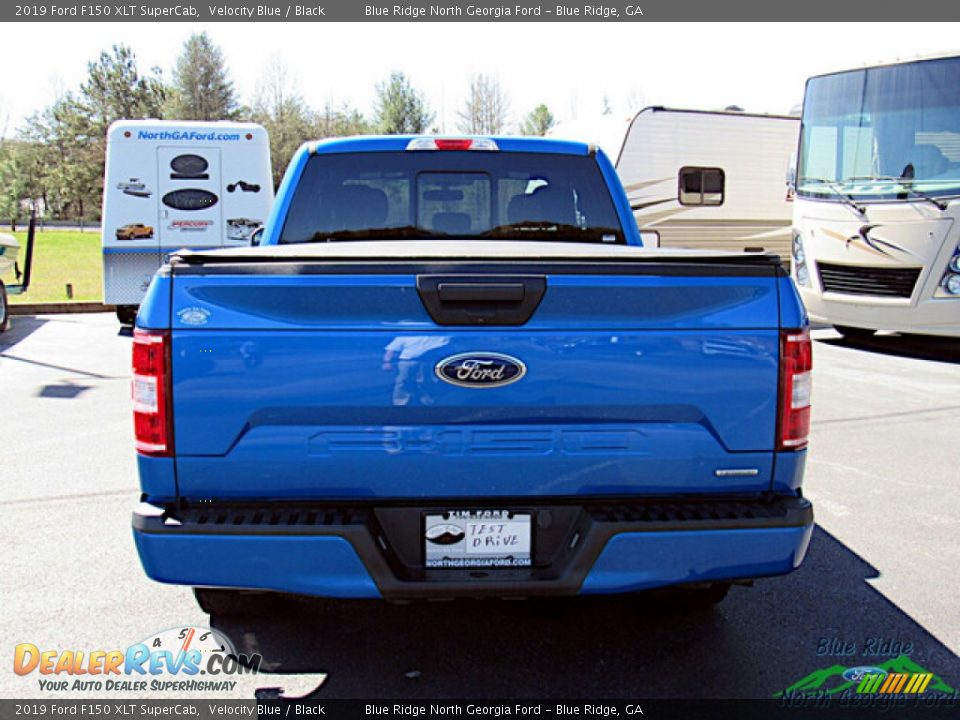 2019 Ford F150 XLT SuperCab Velocity Blue / Black Photo #4