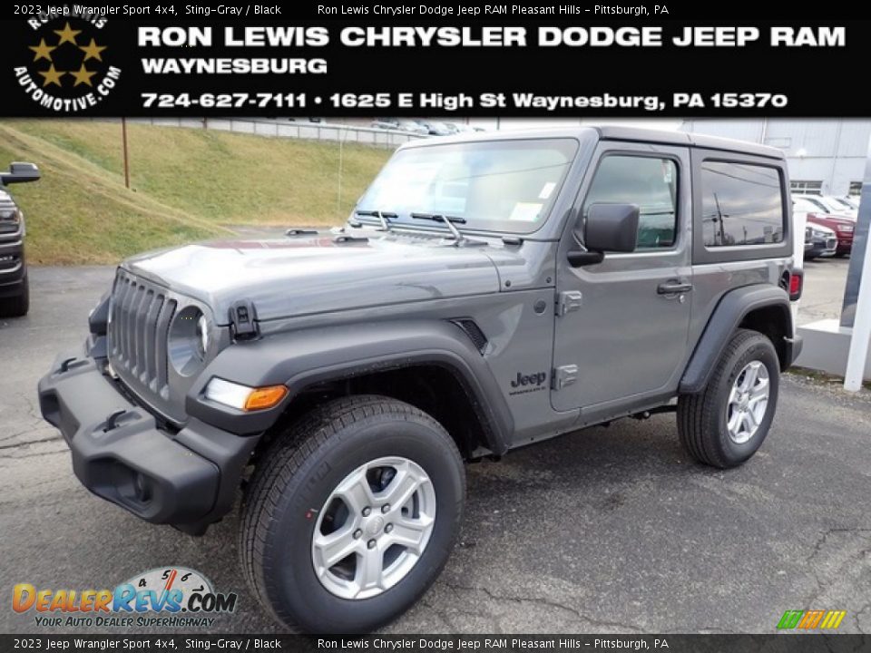 2023 Jeep Wrangler Sport 4x4 Sting-Gray / Black Photo #1