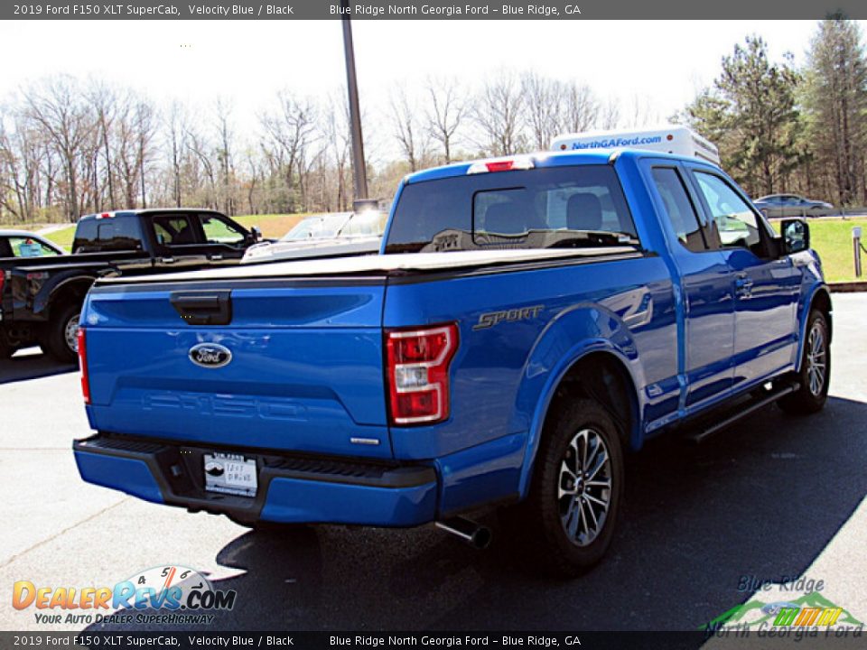 2019 Ford F150 XLT SuperCab Velocity Blue / Black Photo #5