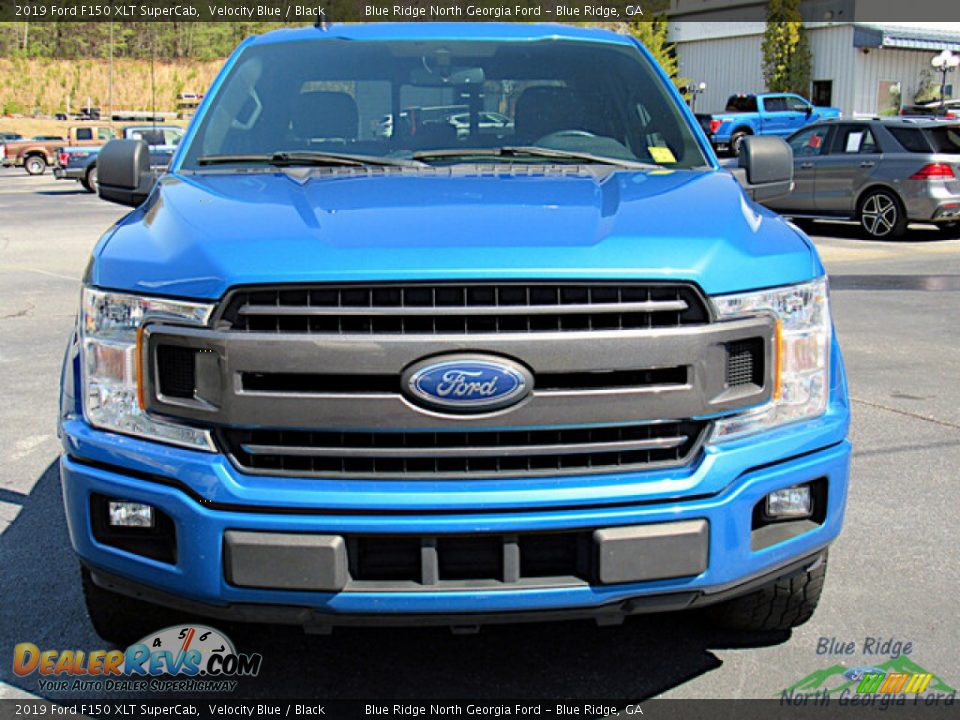 2019 Ford F150 XLT SuperCab Velocity Blue / Black Photo #8