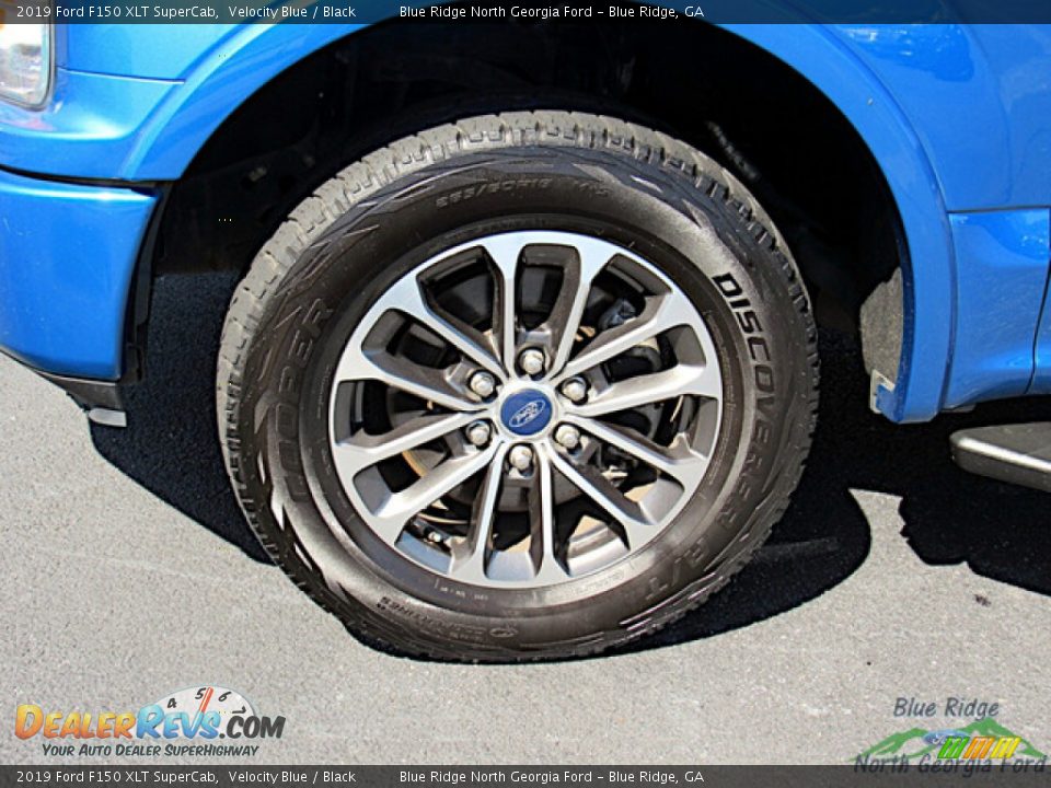 2019 Ford F150 XLT SuperCab Velocity Blue / Black Photo #9