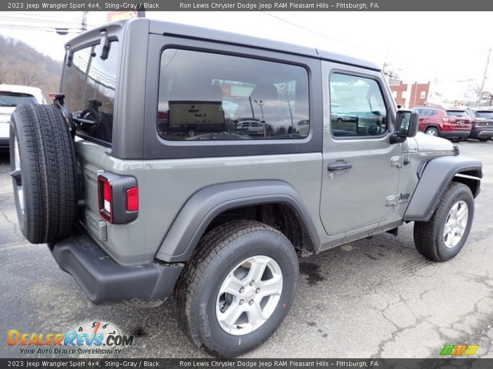 2023 Jeep Wrangler Sport 4x4 Sting-Gray / Black Photo #6