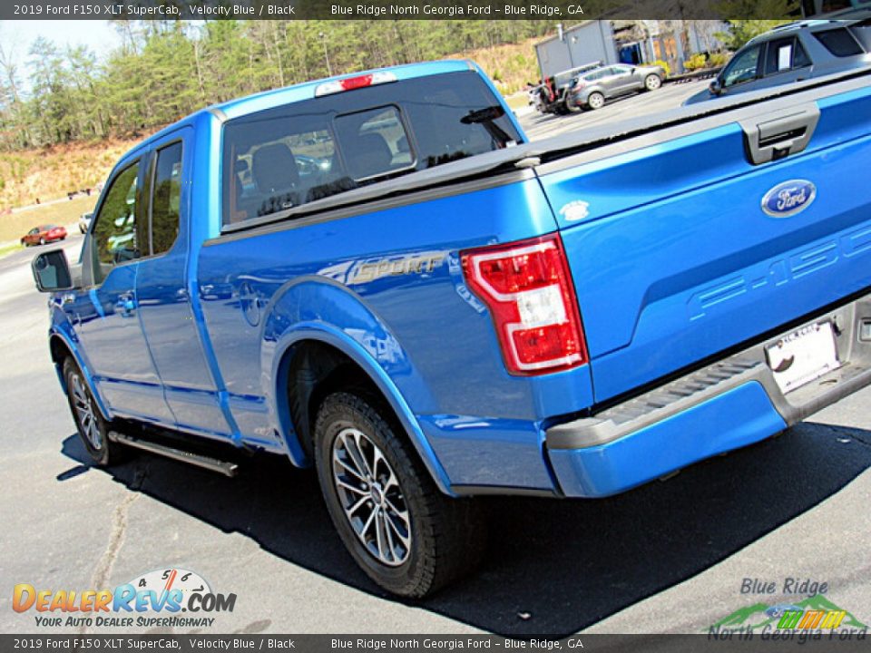 2019 Ford F150 XLT SuperCab Velocity Blue / Black Photo #30