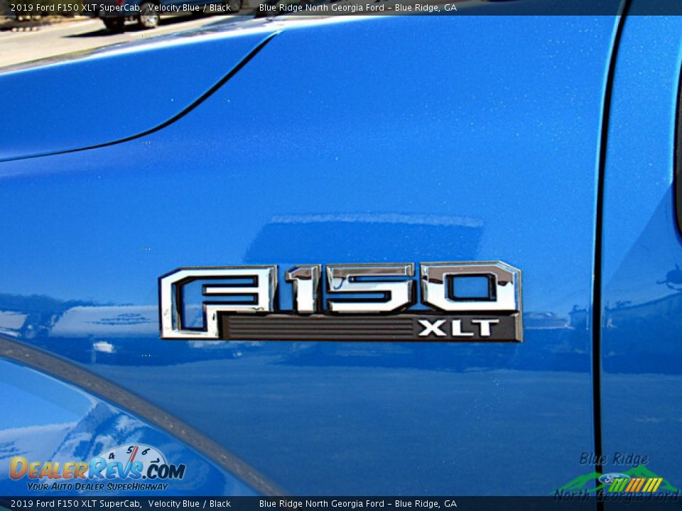 2019 Ford F150 XLT SuperCab Velocity Blue / Black Photo #31