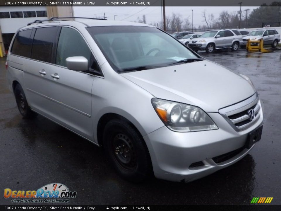 2007 Honda Odyssey EX Silver Pearl Metallic / Gray Photo #3