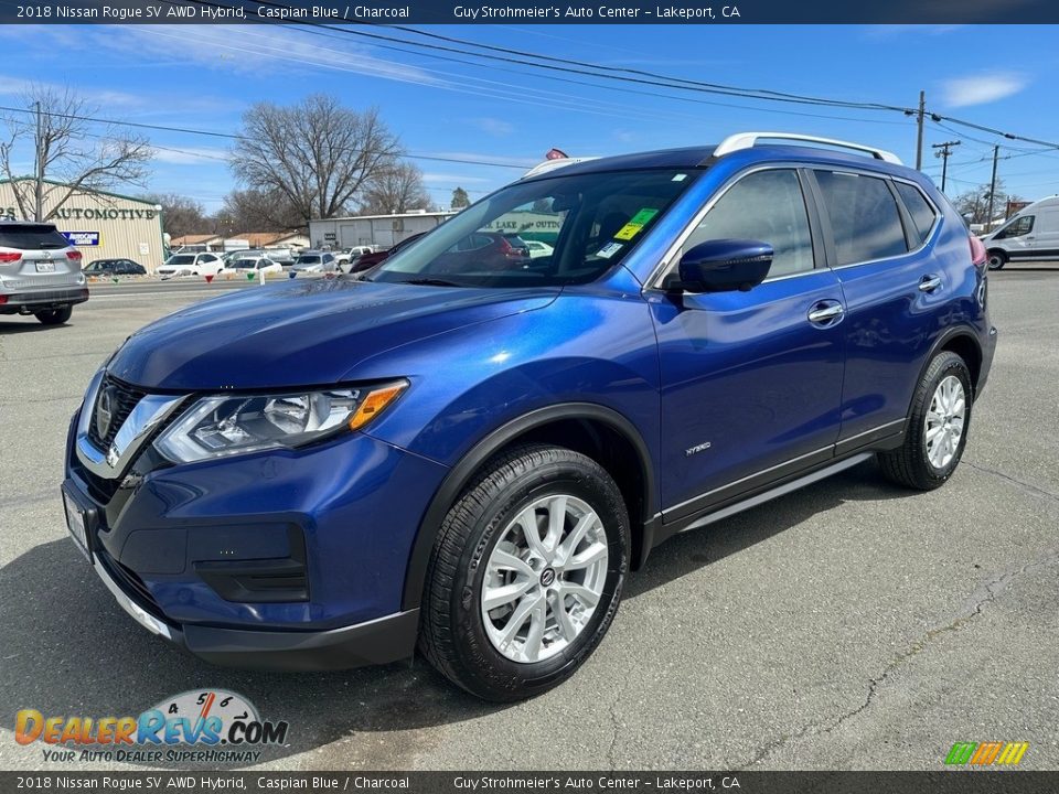 Front 3/4 View of 2018 Nissan Rogue SV AWD Hybrid Photo #3