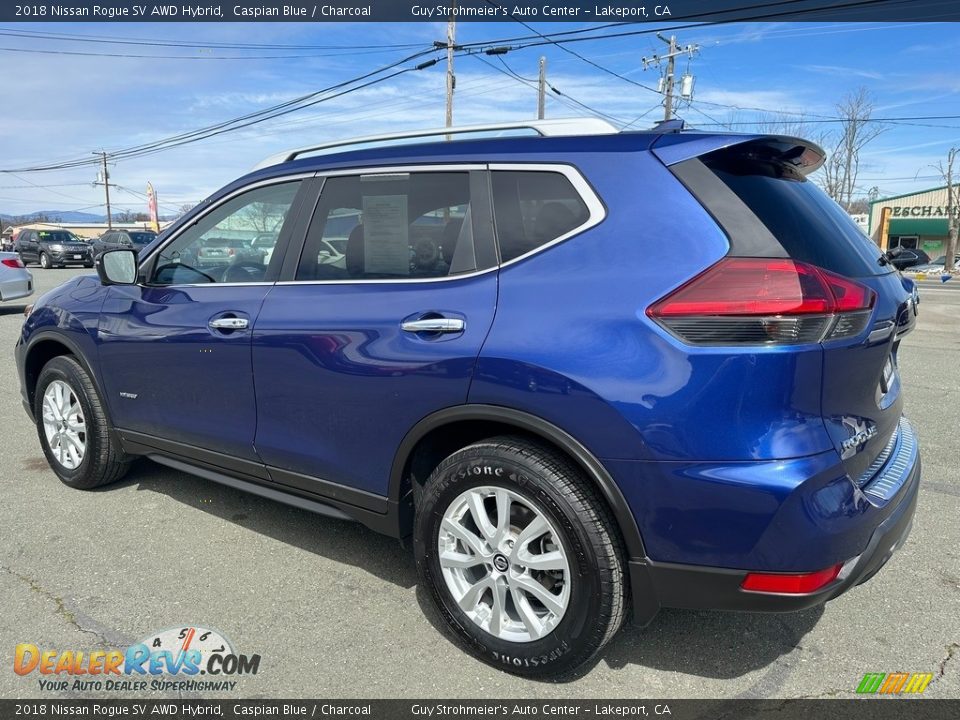 Caspian Blue 2018 Nissan Rogue SV AWD Hybrid Photo #4