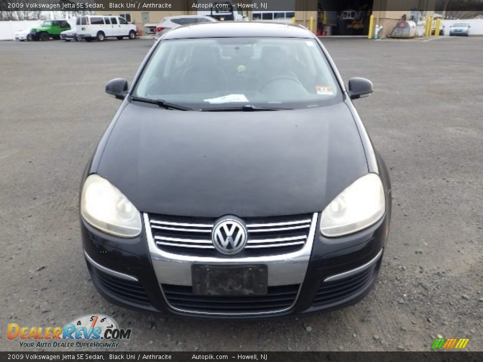 2009 Volkswagen Jetta SE Sedan Black Uni / Anthracite Photo #2