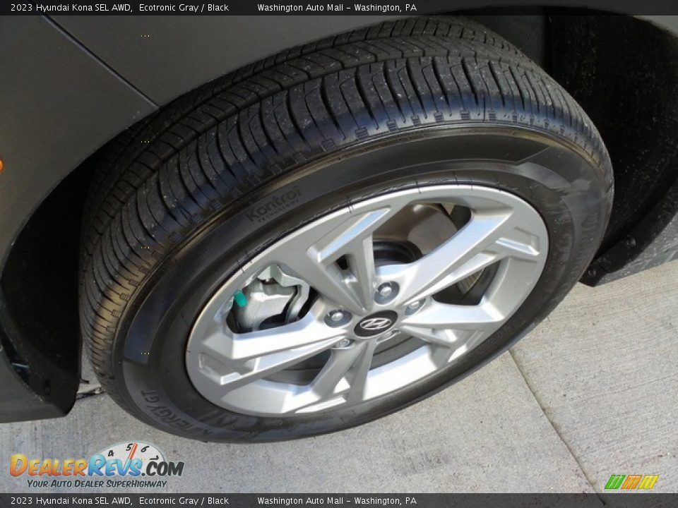 2023 Hyundai Kona SEL AWD Ecotronic Gray / Black Photo #9
