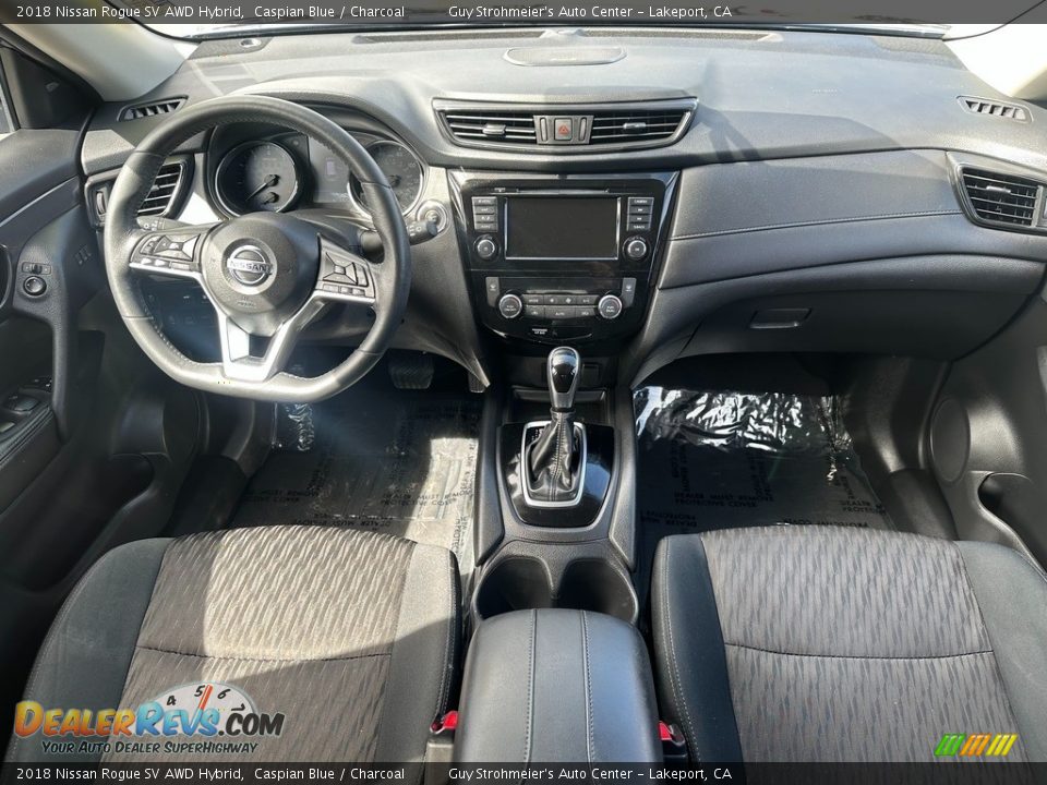 Charcoal Interior - 2018 Nissan Rogue SV AWD Hybrid Photo #12