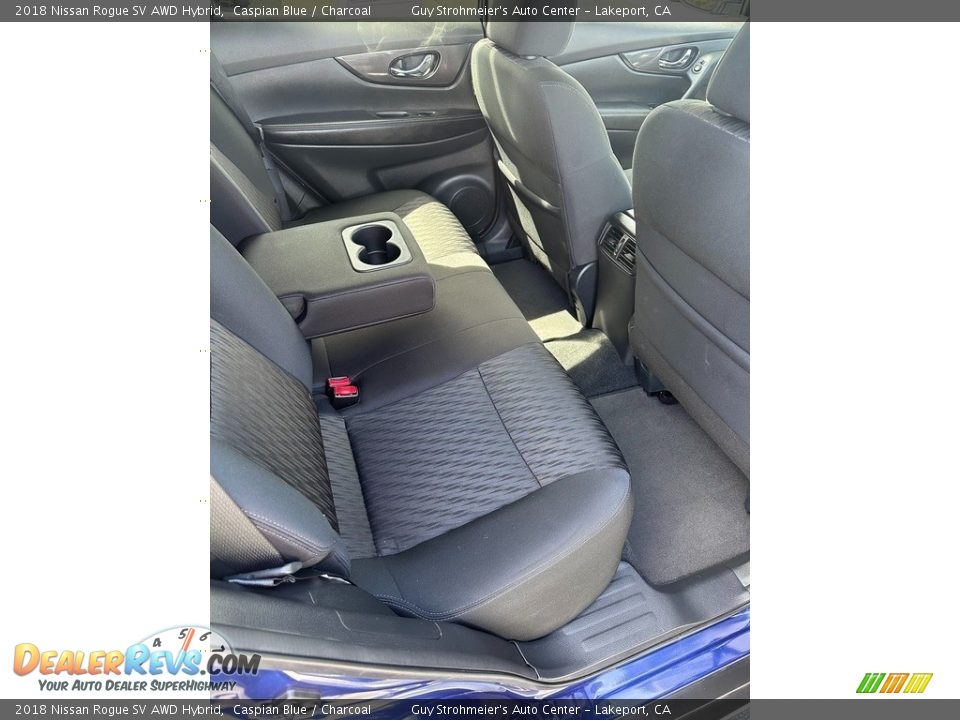 Rear Seat of 2018 Nissan Rogue SV AWD Hybrid Photo #13
