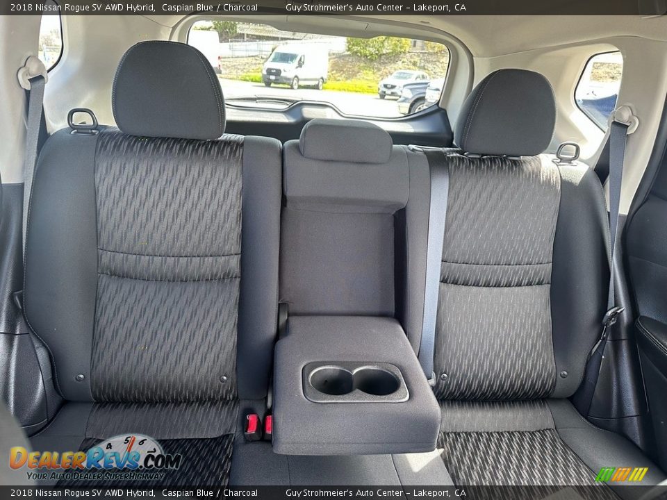 Rear Seat of 2018 Nissan Rogue SV AWD Hybrid Photo #14