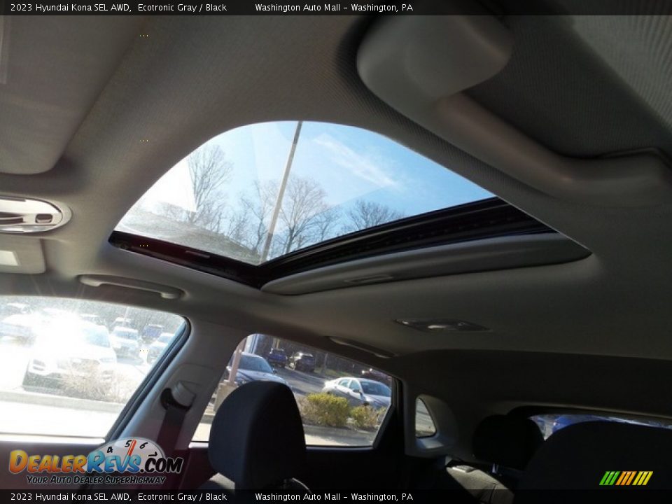 2023 Hyundai Kona SEL AWD Ecotronic Gray / Black Photo #14