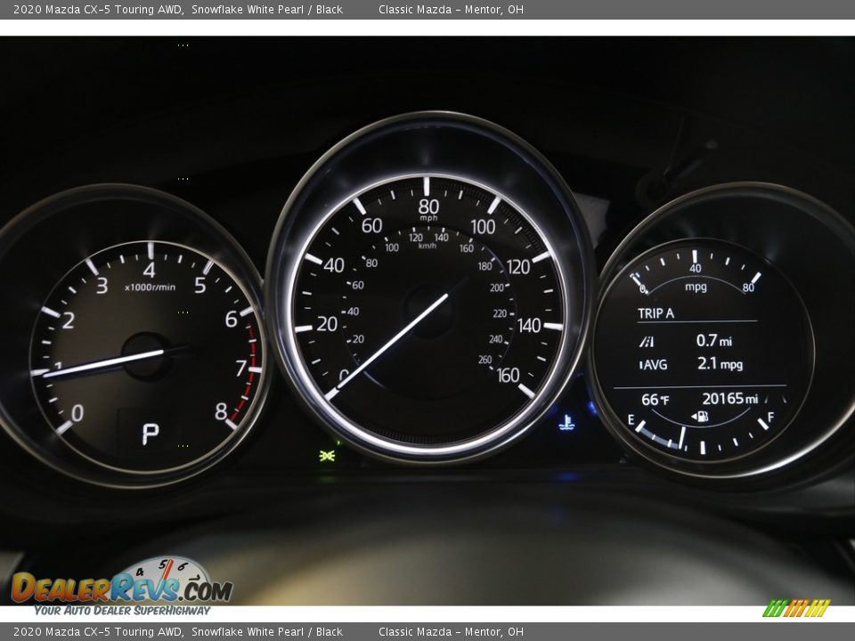 2020 Mazda CX-5 Touring AWD Snowflake White Pearl / Black Photo #8