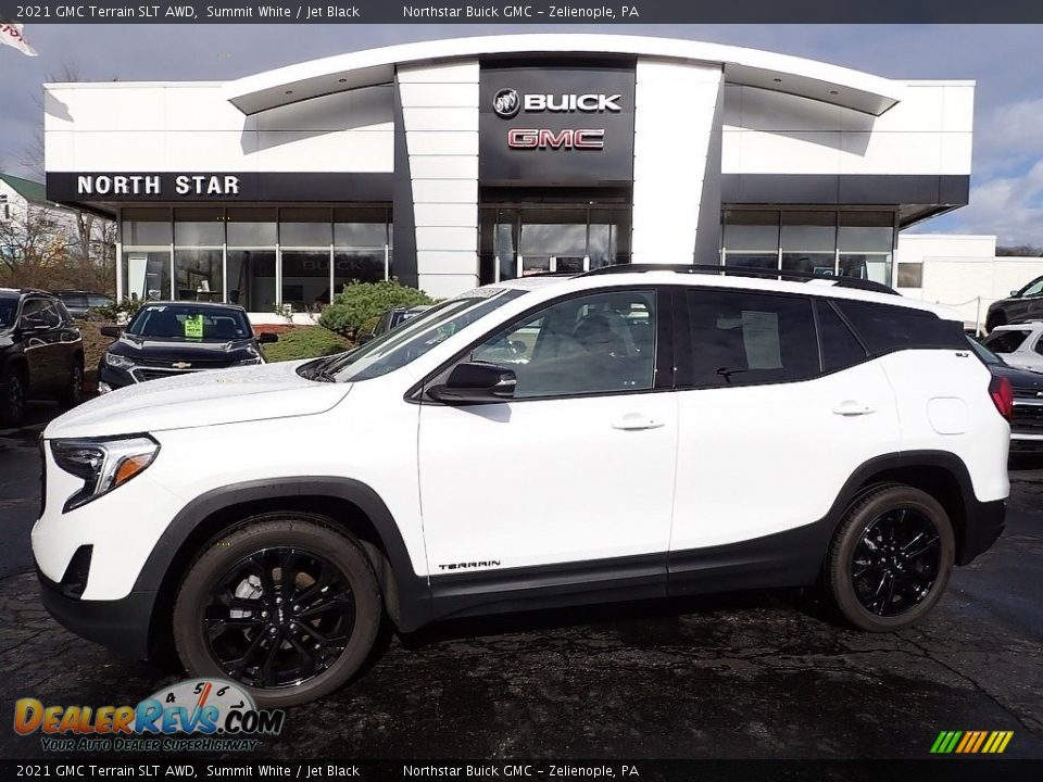 2021 GMC Terrain SLT AWD Summit White / Jet Black Photo #1