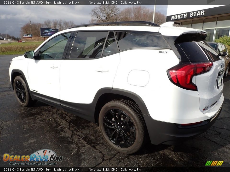 2021 GMC Terrain SLT AWD Summit White / Jet Black Photo #3