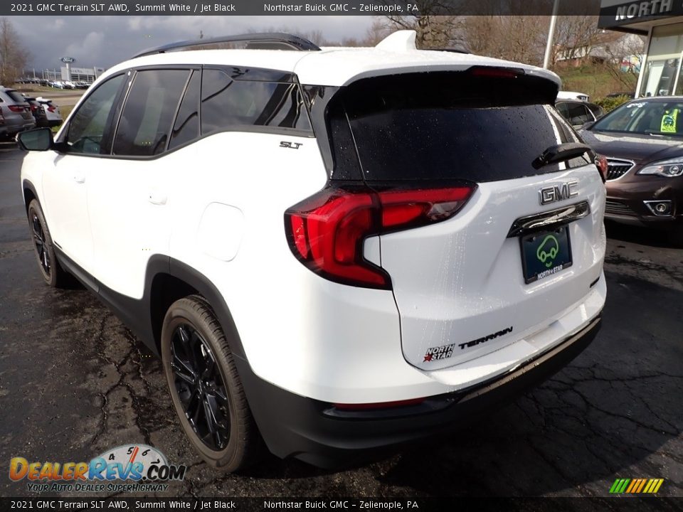 2021 GMC Terrain SLT AWD Summit White / Jet Black Photo #4