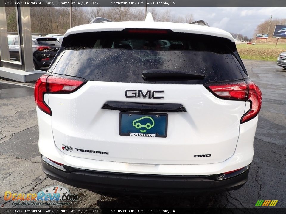 2021 GMC Terrain SLT AWD Summit White / Jet Black Photo #5