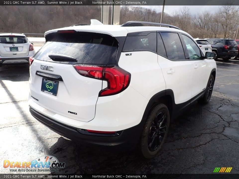 2021 GMC Terrain SLT AWD Summit White / Jet Black Photo #6