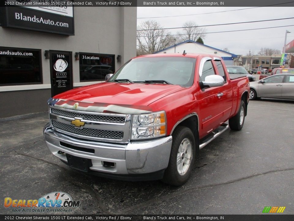 2012 Chevrolet Silverado 1500 LT Extended Cab Victory Red / Ebony Photo #2