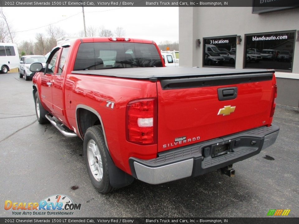 2012 Chevrolet Silverado 1500 LT Extended Cab Victory Red / Ebony Photo #3