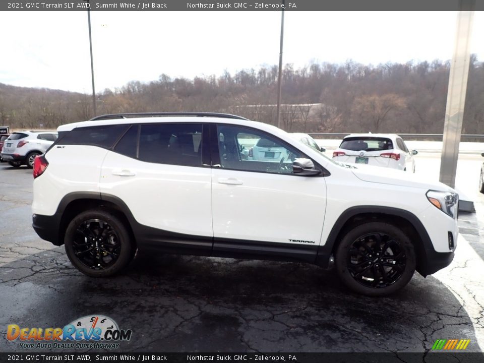 2021 GMC Terrain SLT AWD Summit White / Jet Black Photo #8