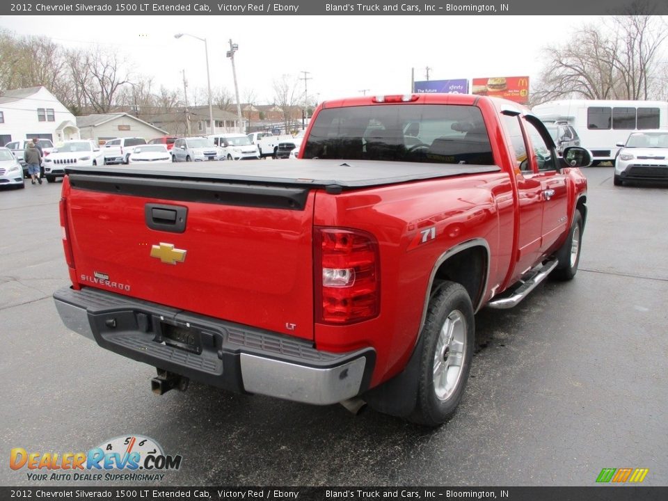 2012 Chevrolet Silverado 1500 LT Extended Cab Victory Red / Ebony Photo #4