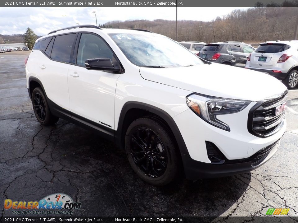 2021 GMC Terrain SLT AWD Summit White / Jet Black Photo #9