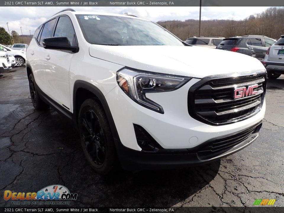 2021 GMC Terrain SLT AWD Summit White / Jet Black Photo #10