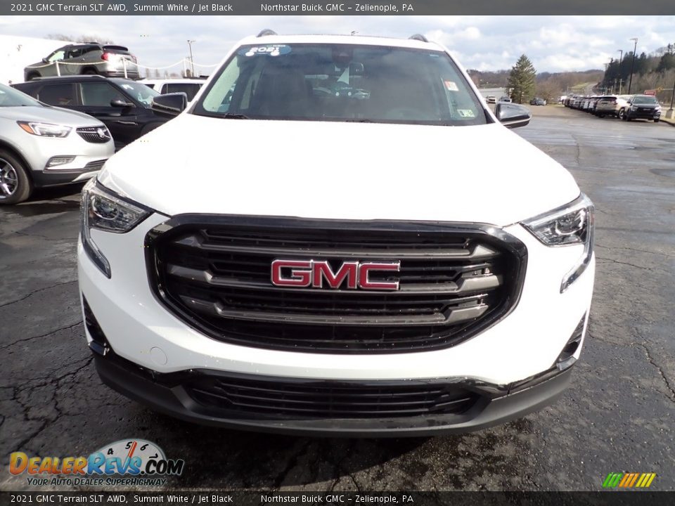 2021 GMC Terrain SLT AWD Summit White / Jet Black Photo #11