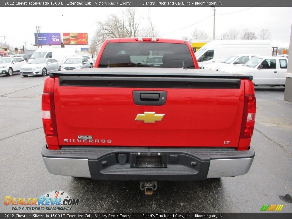 2012 Chevrolet Silverado 1500 LT Extended Cab Victory Red / Ebony Photo #21