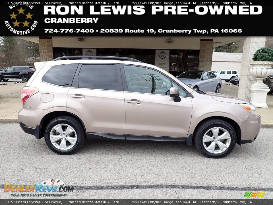 2015 Subaru Forester 2.5i Limited Burnished Bronze Metallic / Black Photo #1