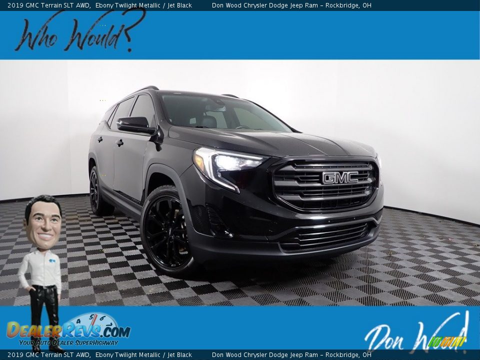 2019 GMC Terrain SLT AWD Ebony Twilight Metallic / Jet Black Photo #1
