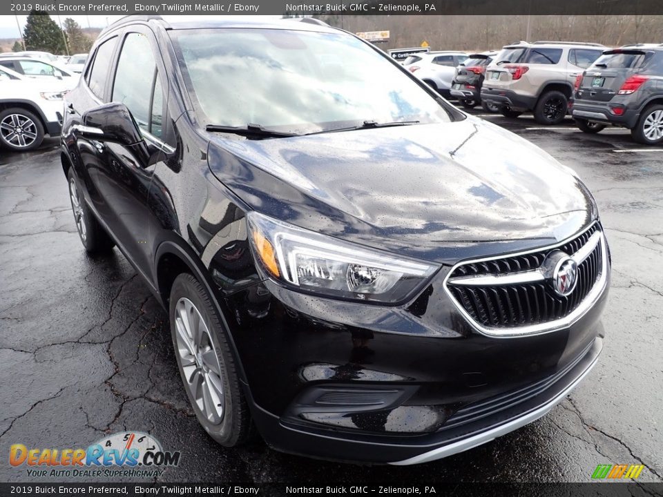 2019 Buick Encore Preferred Ebony Twilight Metallic / Ebony Photo #10