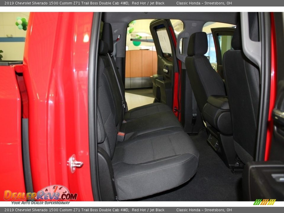2019 Chevrolet Silverado 1500 Custom Z71 Trail Boss Double Cab 4WD Red Hot / Jet Black Photo #21