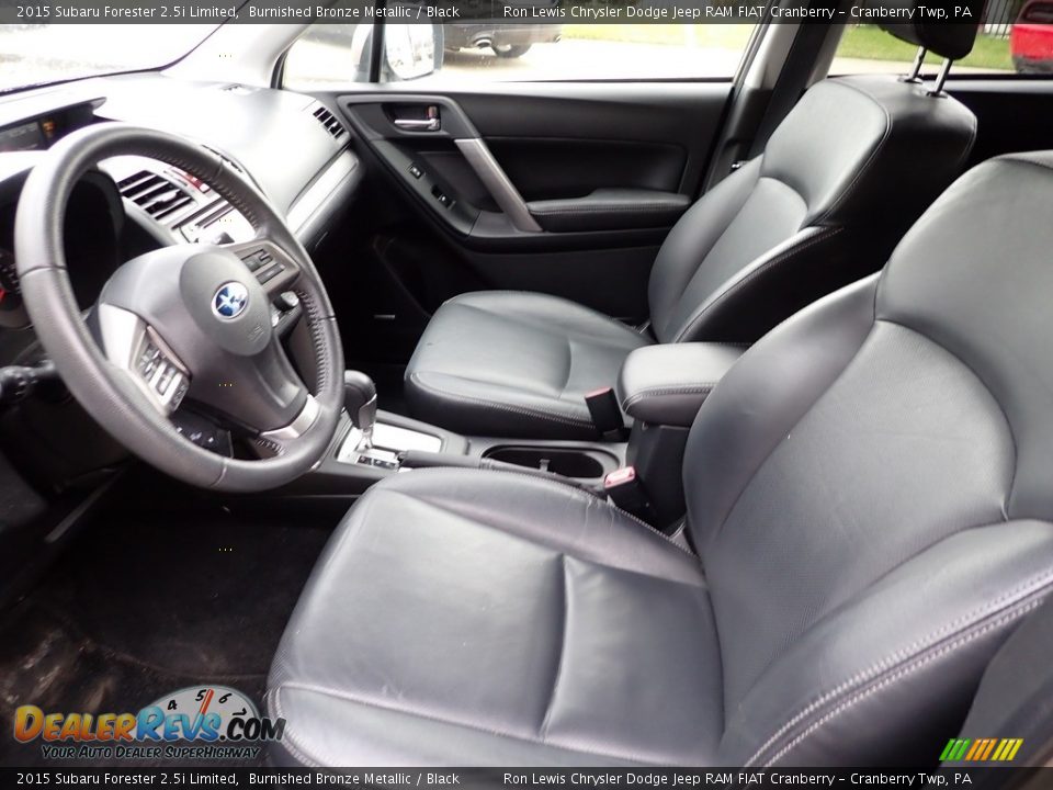 Black Interior - 2015 Subaru Forester 2.5i Limited Photo #13