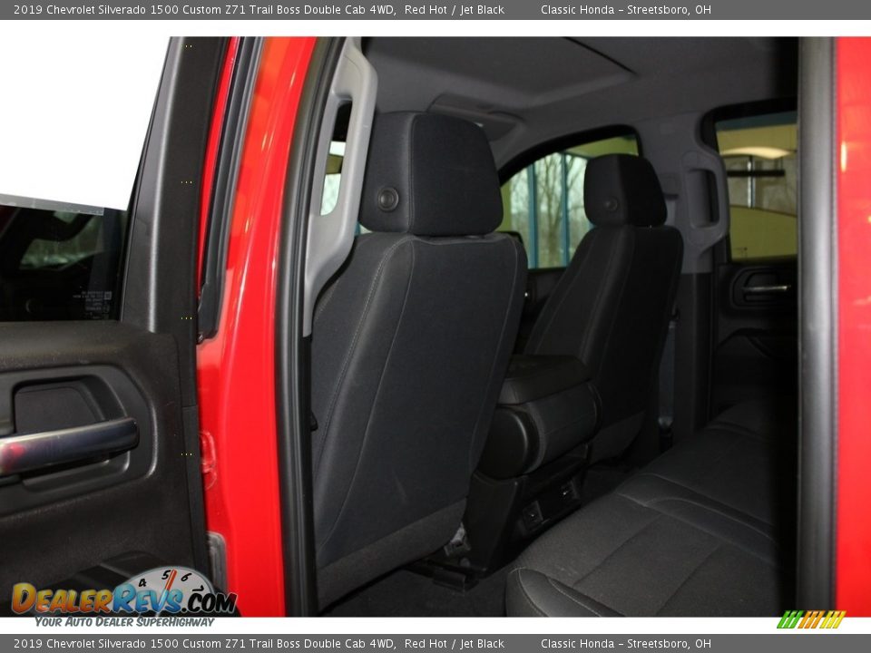 2019 Chevrolet Silverado 1500 Custom Z71 Trail Boss Double Cab 4WD Red Hot / Jet Black Photo #25