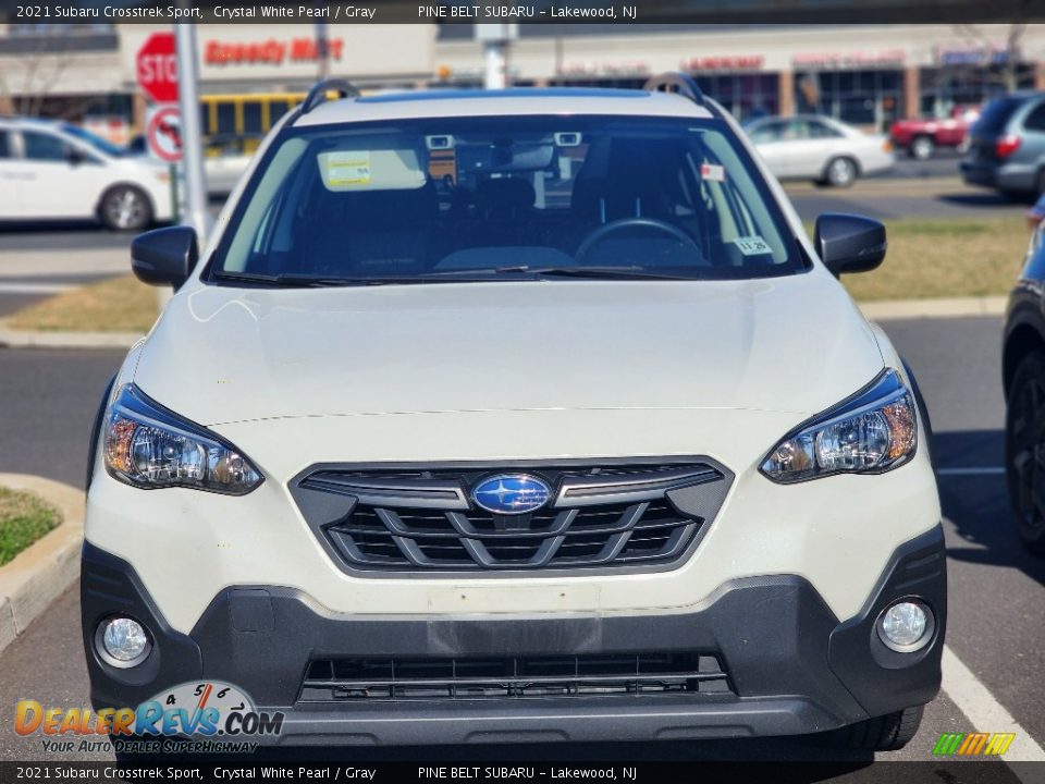 2021 Subaru Crosstrek Sport Crystal White Pearl / Gray Photo #2