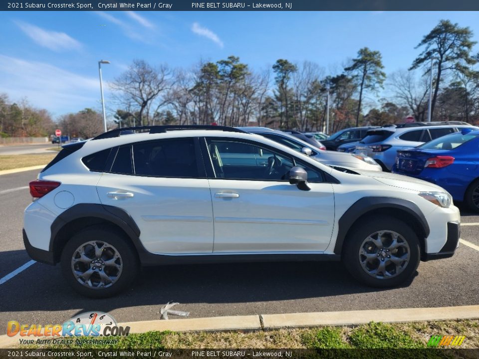 2021 Subaru Crosstrek Sport Crystal White Pearl / Gray Photo #4