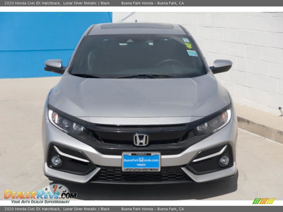 2020 Honda Civic EX Hatchback Lunar Silver Metallic / Black Photo #7