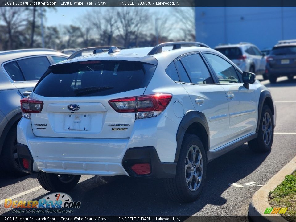 2021 Subaru Crosstrek Sport Crystal White Pearl / Gray Photo #8