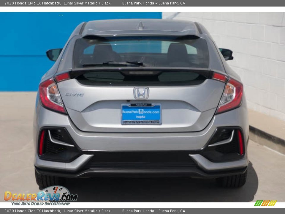 2020 Honda Civic EX Hatchback Lunar Silver Metallic / Black Photo #9