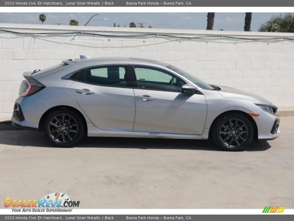 2020 Honda Civic EX Hatchback Lunar Silver Metallic / Black Photo #12