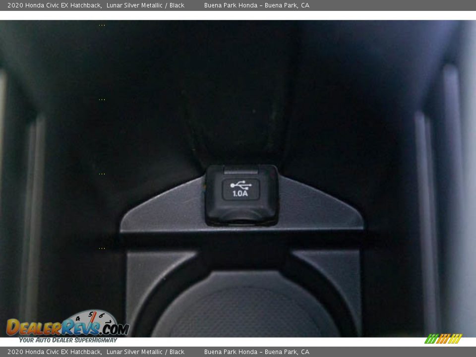 2020 Honda Civic EX Hatchback Lunar Silver Metallic / Black Photo #17