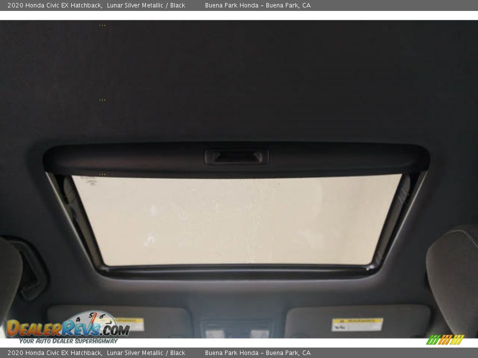 2020 Honda Civic EX Hatchback Lunar Silver Metallic / Black Photo #19