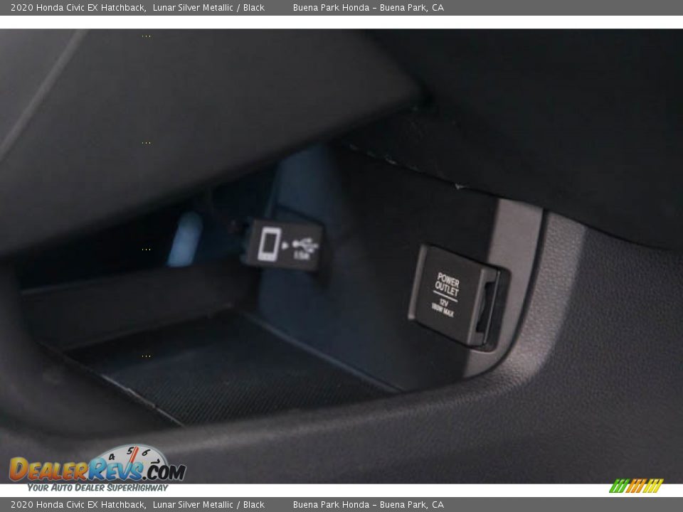 2020 Honda Civic EX Hatchback Lunar Silver Metallic / Black Photo #24
