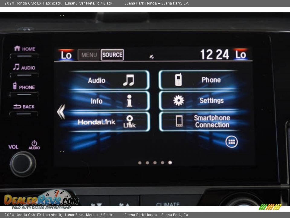 2020 Honda Civic EX Hatchback Lunar Silver Metallic / Black Photo #26